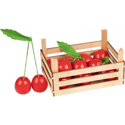 Goki dřevěný košík s třešněmi – Zboží Mobilmania