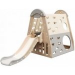 inSPORTline Skluzavka s lezeckou stěnou Climbino šedá – Zboží Mobilmania