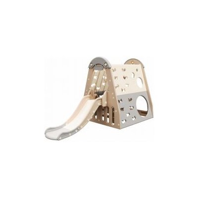 inSPORTline Skluzavka s lezeckou stěnou Climbino šedá – Zboží Mobilmania