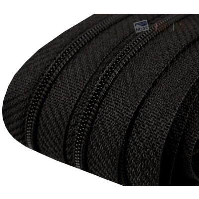 Zip spirálový černý, metráž – Zboží Mobilmania