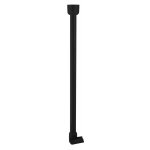 Aqualine Podpora rohové sprchové tyče, černá 59611 – Zboží Dáma