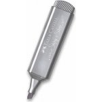Faber-Castell 154661 Zvýrazňovač Textliner 46 Metallic metalický stříbrný – Zboží Mobilmania