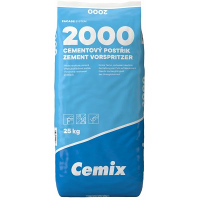 Cemix 2000 Postřik cementový 25kg – Sleviste.cz