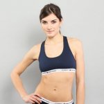 Tommy Hilfiger cotton bralette Iconic C O navy – Zboží Mobilmania