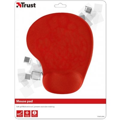 podložka TRUST BigFoot Gel Mouse Pad - red 20429 – Zbozi.Blesk.cz