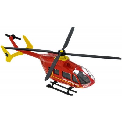 Siku Vrtulník záchranářský ambulance model kov 1647 červená 1:87