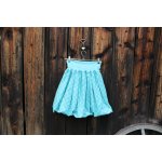 Balonová sukně Petrolejové vlnky – Zboží Dáma