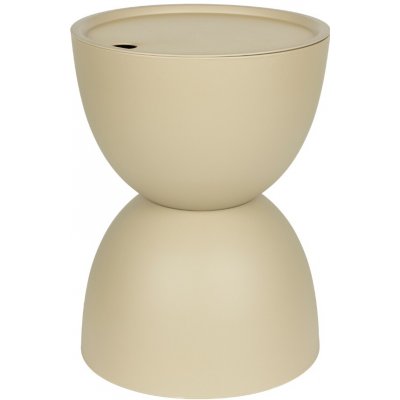 White Label plastový zahradní stolek MARA 34 cm Béžový – Hledejceny.cz