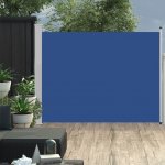 vidaXL Zatahovací boční markýza 140 x 500 cm modrá – Zboží Mobilmania