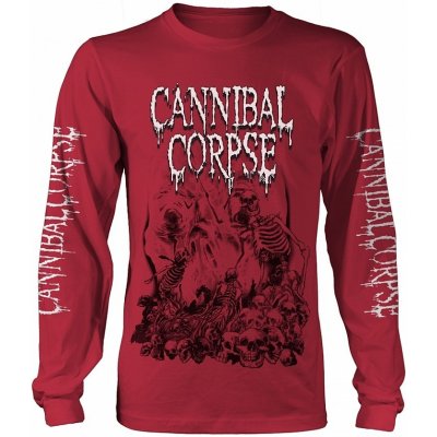 Cannibal Corpse tričko dlouhý rukáv Pile Of Skulls 2018