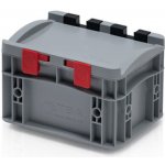 TBA Plastová Euro přepravka 200 x 150 x 120 cmmm s víkem – Zboží Dáma