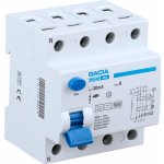 Proudový chránič RCCB 40A 30mA, 4-pólový, typ B GACIA – Zboží Mobilmania