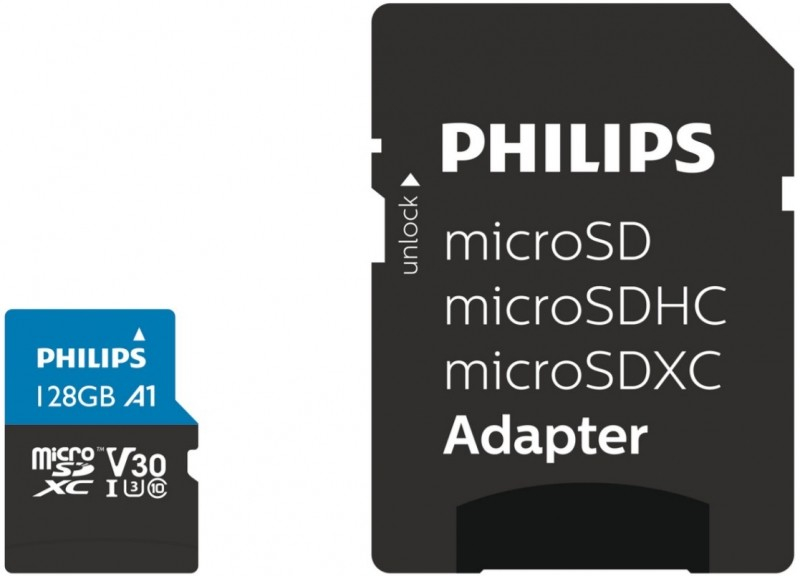Philips MicroSDXC UHS-I U3 128 GB M12MP65B/00-512563