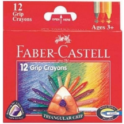 Faber Castell Voskovky Wax Triangular Crayons 12 ks – Zbozi.Blesk.cz