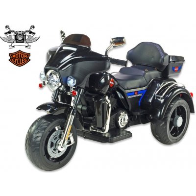 Dea elektrická motorka Big chopper Motorcycle dvoumístný černá