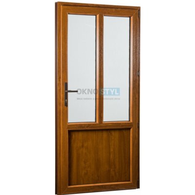 OKNOSTYL.cz REHAU Smartline+ pravé Bílá/Zlatý dub 88 x 208 cm – Hledejceny.cz