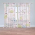 Záclony Barevné obrázky: 2 ks - 150x250 cm - Sablio – Hledejceny.cz