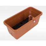 Plastkon Samozavlažovací Truhlík FANTAZIE teracota 40 x 19 x 18 cm – HobbyKompas.cz