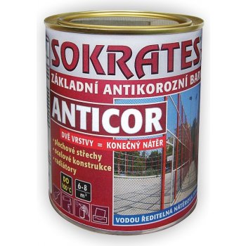 Anticor základní, vodou ředitelná barva antikorozní 5kg bílá SOKRATES