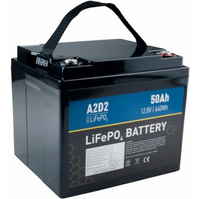 A2D2 baterie LiFePO4 12,8V 50Ah M6 – Zboží Živě