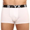 Boxerky, trenky, slipy Styx boxerky sportovní guma bílé G1061