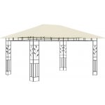 vidaXL Pavilon s moskytiérou 4x3x2,73 m béžový – Hledejceny.cz