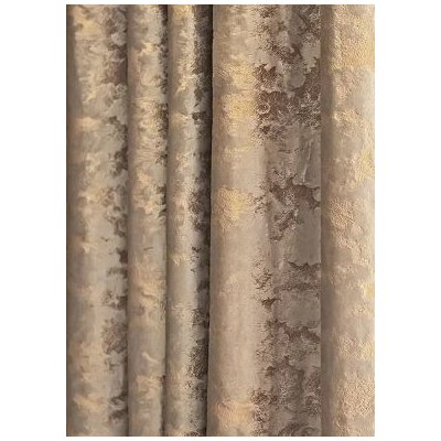 Zatemňovací vzorovaný závěs se zavěšením grommet top - Béžový, 100 x 250 cm – Hledejceny.cz