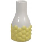 VÁZA BUBLINKY KERAMIKA 6x11,5CM BIELOŽLTÁ – Hledejceny.cz