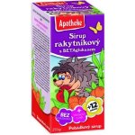 Apotheke Sirup dětský rakytníkový s betaglukanem 250 g – Hledejceny.cz