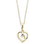 Cutie Jewellery Romantický přívěsek ze žlutého zlata Z6298 1609 40 10 X 1 – Zboží Mobilmania