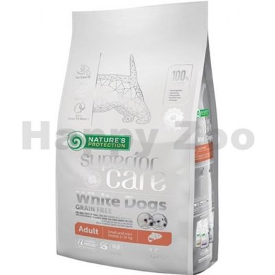 Nature´s Protection Dog Superior Care White Dogs Adult Small Breeds Grain Free White Fish 1,5 kg