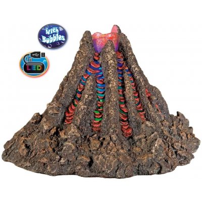 Nobby Vulkán s LED a vzduchováním 22,7x19,5x14,5 cm – Sleviste.cz