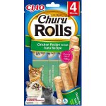 Churu Rolls Chicken wraps & Tuna cream 4 x 10 g – Zboží Mobilmania