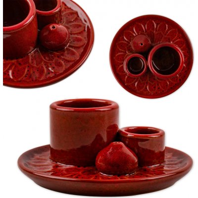 Aromaholik keramický podstavec Multo na kadidla 3v1 červený – Hledejceny.cz