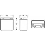 Exide Start-Stop 12V 15Ah 200A EK151 – Zboží Mobilmania