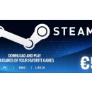 Steam peněženka 5 €
