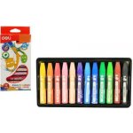 DELI Voskovky olejové 12 barev Color Emotion – Hledejceny.cz