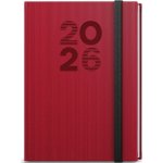 David Vigo A5 Denní 2026 červená – Zboží Živě