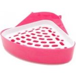 Tatrapet WC Rohové pro králíky Růžové 24 x 18 x 11 cm – Sleviste.cz