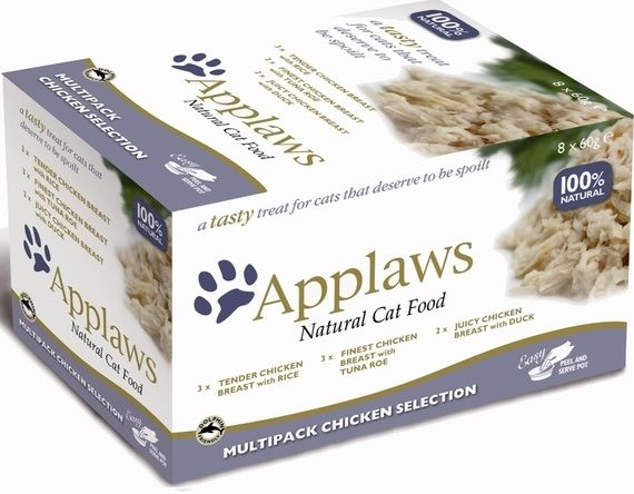 Applaws Cat Pot kuřecí výběr 8 x 60 g