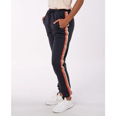 Rip Curl STRIPED TRACKPANT Washed Black