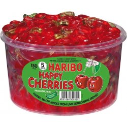Haribo Happy Cherries - Želé bonbony třešně 1200 g