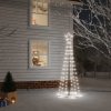 Vánoční stromek zahrada-XL Vánoční stromek kužel 108 studených bílých LED diod 70 x 180 cm