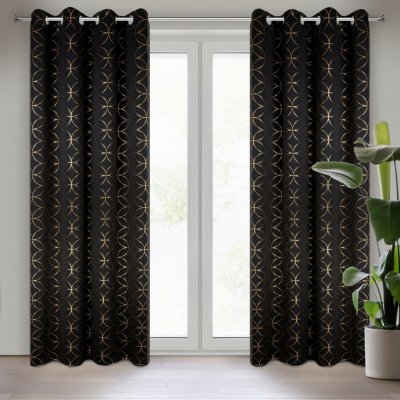 ZATEMŇOVACÍ ZÁVĚS ABELLA 135X250 CM ČERNÝ – Hledejceny.cz