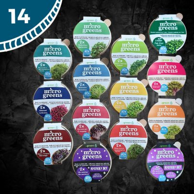 14x Sada microgreens semínek inWeek – Zboží Dáma