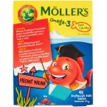 Mollers Omega 3 Želé Rybičky malinová příchuť 45 tablet – Zboží Dáma