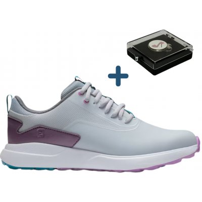 FootJoy Performa Wmn grey/white/purple – Zboží Dáma