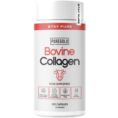 PureGold Hydrolizovaný Hovězí Kolagen 100 kapslí – Hledejceny.cz