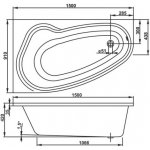 Vágnerplast Avona 150 x 90 cm VPBA159AVO3LX-01/NO – Sleviste.cz