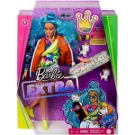 Barbie extra s modrým afro účesem – Zboží Mobilmania